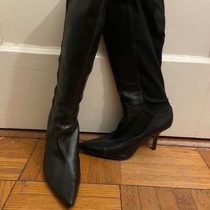 Tahari Jax Knee high leather boots Size 8M